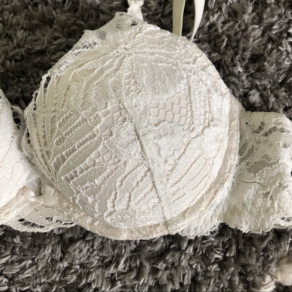 Aerie Ivory Laced Lined Bra - Picture 2 of 5
